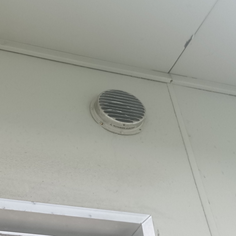 侵入口になっていた外壁換気口