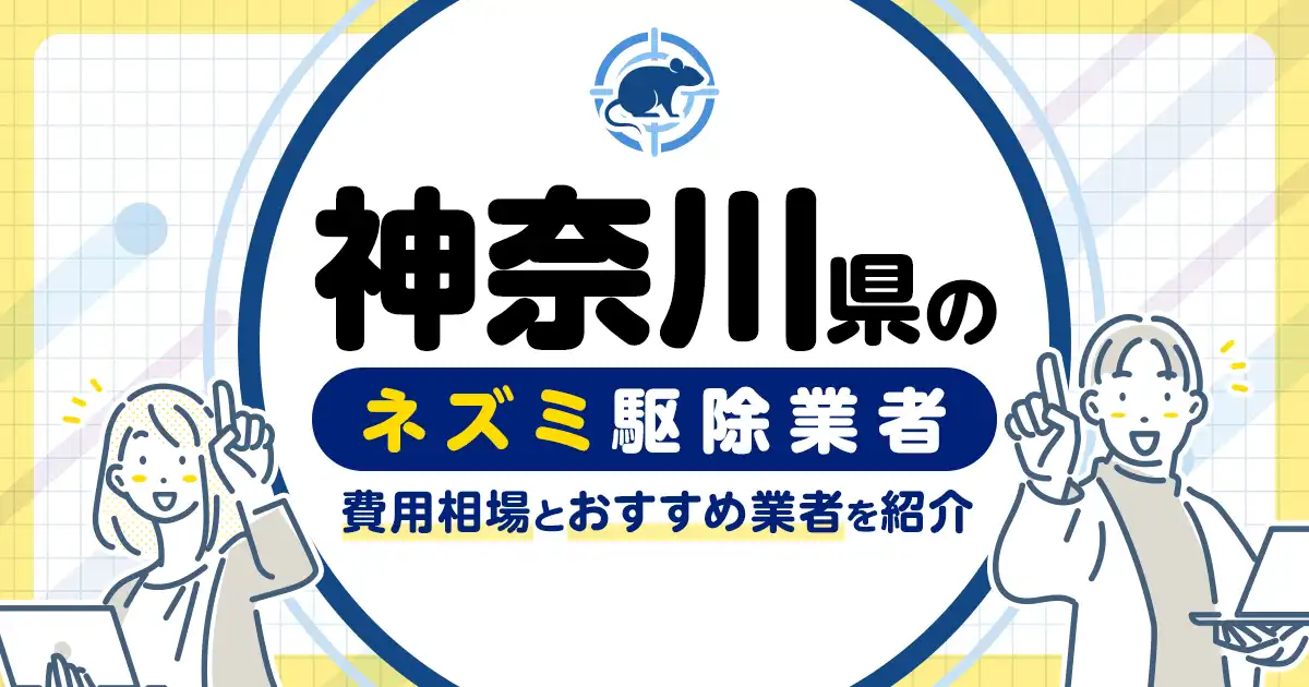 神奈川県のネズミ駆除・対策業者比較9選！選び方や再発予防策も紹介