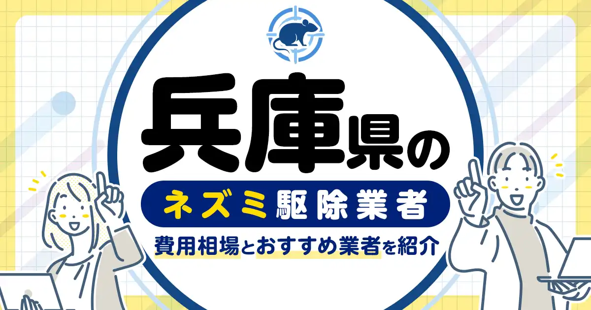 兵庫県のネズミ駆除・対策業者比較10選！選び方や再発予防策も紹介
