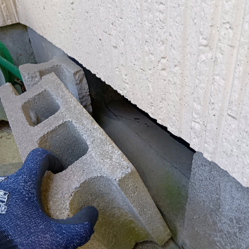 侵入口になっていたすき間