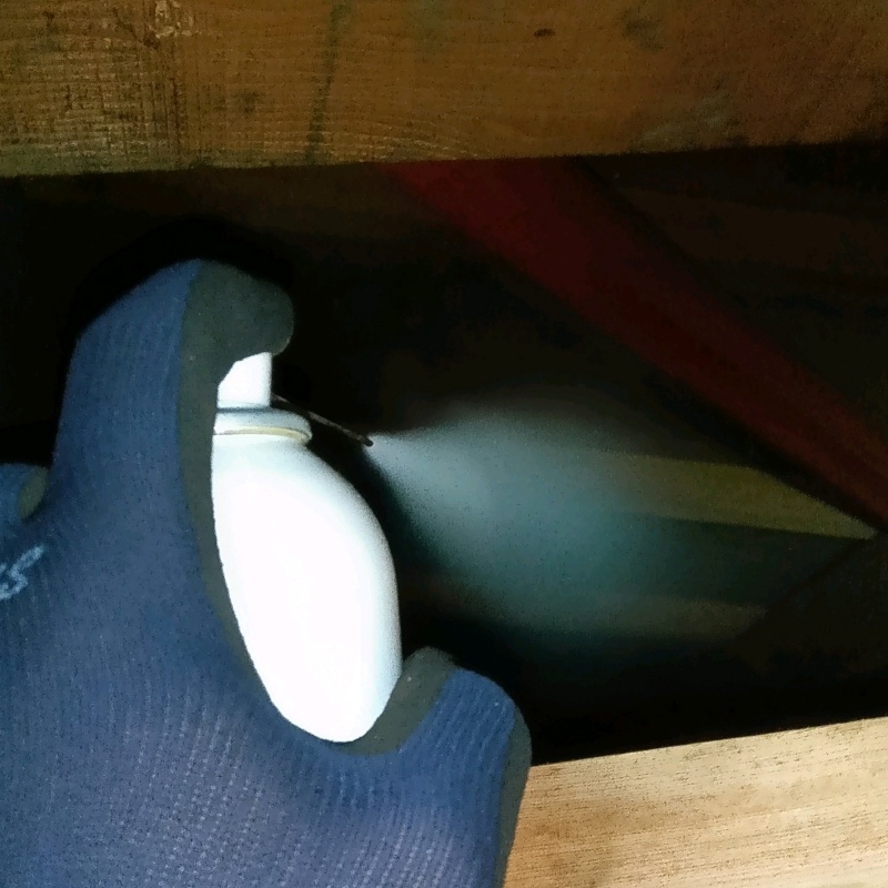天井裏に忌避剤を散布