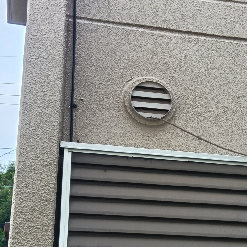 施工前の換気口の様子