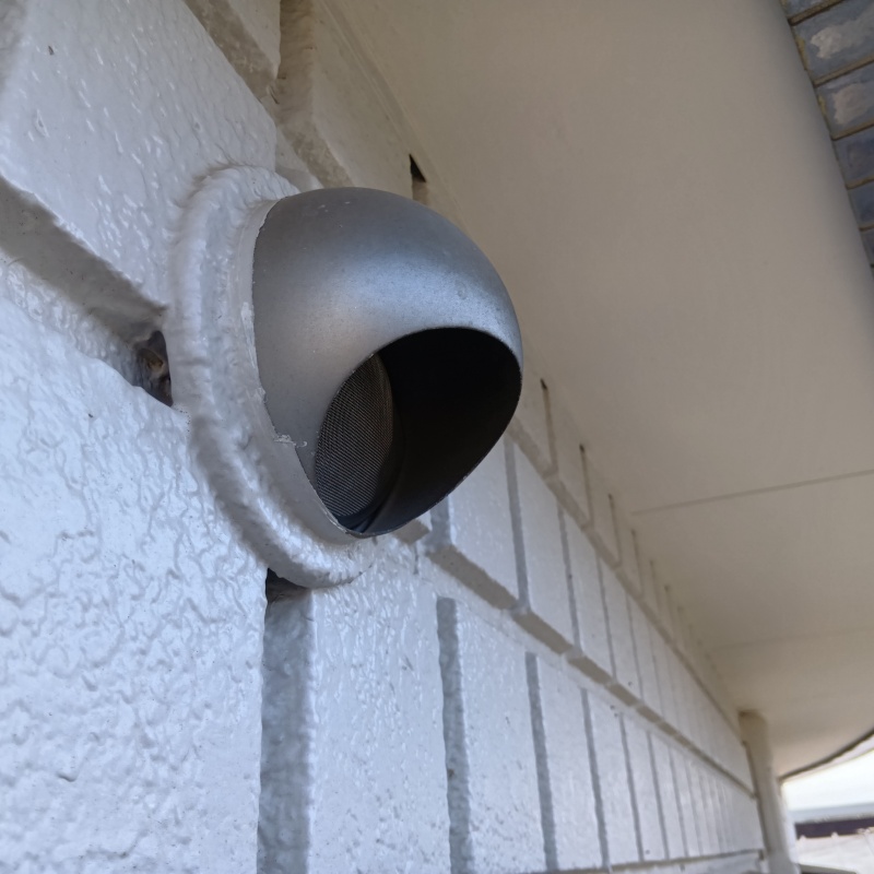 施工前の換気口